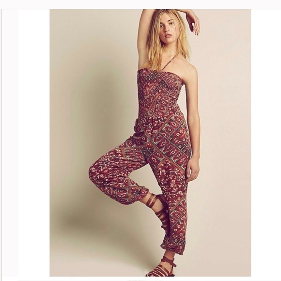 Bohemian Beauty Gauzy Bohemian Balloon Jumpsuit - Picture 1 of 13